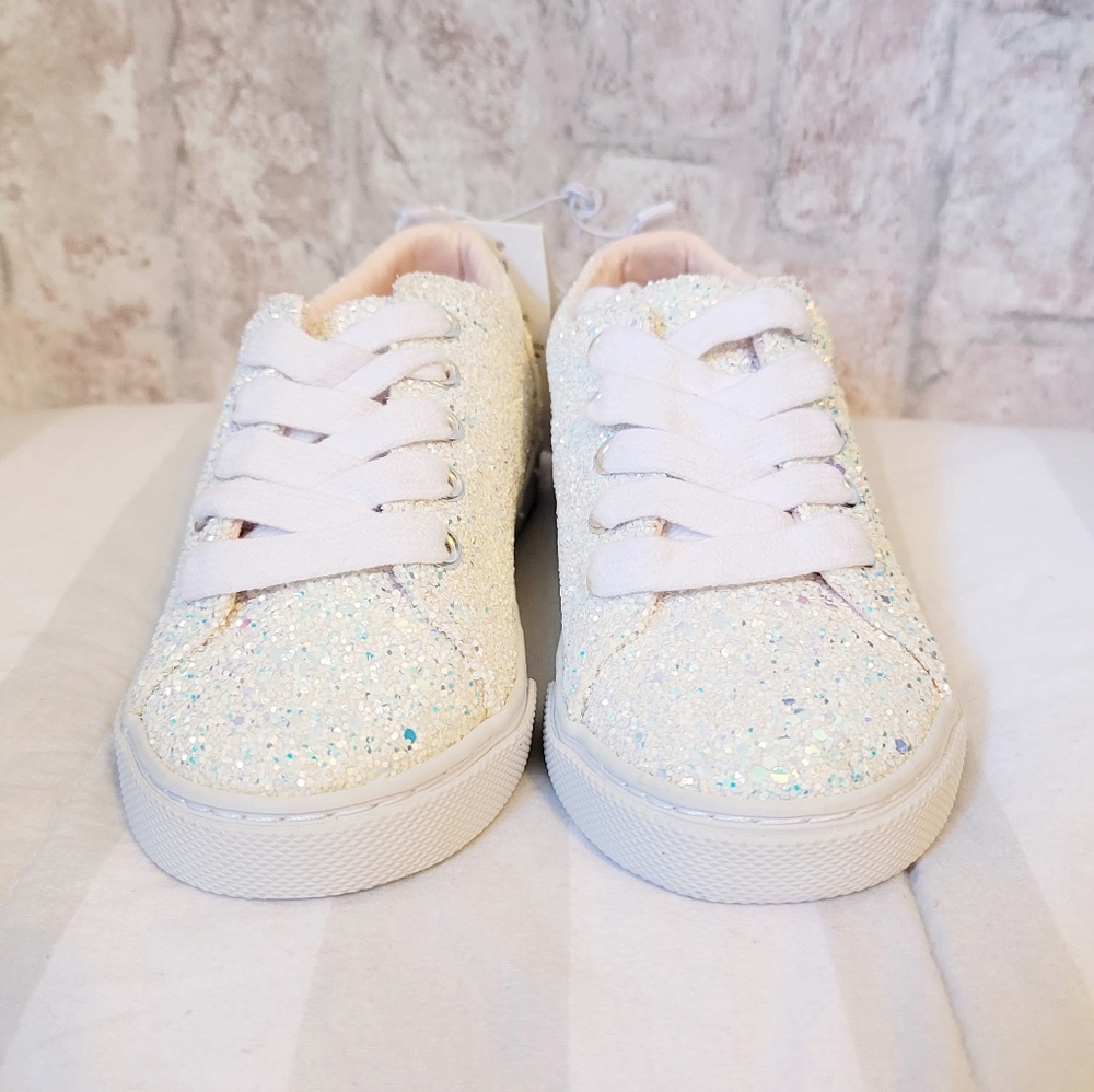 White Glittery Shoes
